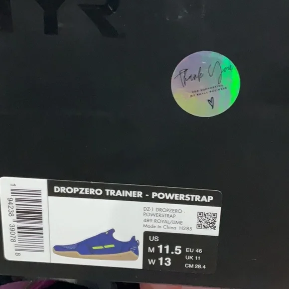 TYR DZ-1 DropZero Trainer in Blue M11.5 W13 - Picture 2 of 6